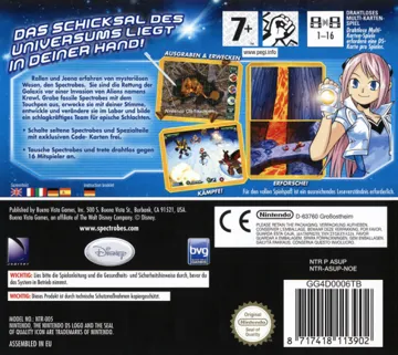 Chou Kaseki Monster Battle - Gekitotsu Galaxy (Japan) box cover back